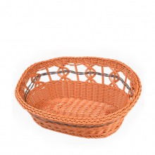 Pure Hand-woven Red-brown Rattan-woven Pet Nest