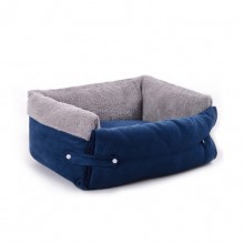 Blue-gray Clamshell Multi-function Pet Nest