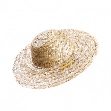 Pet Primary Color Retro Farmer Straw Hat