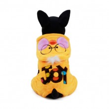 Yellow Meng Face Small Duck Coral Cashmere Four-Legged Pet Clothes