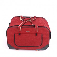 Foldable Four Wheel Red Multi-functional Pet Trolley Case