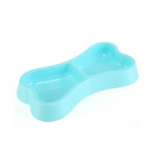 Blue Little Bones Environmentally Friendly Small Pet Bowls