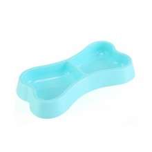 Blue Little Bones Environmentally Friendly Small Pet Bowls