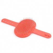 Pet Red Steel Needle Bathe Massage Brush