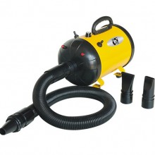 Yellow Power Mute Single Motor Hair Dryer Pet Water Dispenser