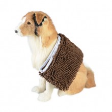 Brown Flexible Durable Absorbent Towel Pet Towel Bath Towel