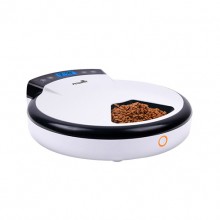 White Intelligent Automatic Timer Feeding Cat Dog Feeder