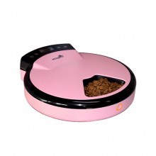 Pink Intelligent Automatic Timer Feeding Cat Dog Feeder