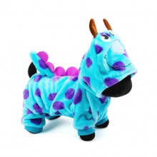 Blue Flannel Bubble Dragon Pet Clothes