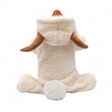 Beige Sheep Fleece Pet Cute Cotton-padded Clothes