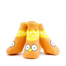 Pet Cotton Yellow Eyes Waterproof And Non-slip Socks