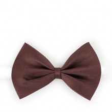 Solid Brown Pet Bow Tie