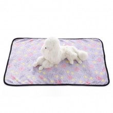 Pet Purple Flannel Dog Claw Blanket