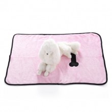 Pet Pink Flannel Bone Blanket