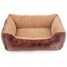 Suede Removable And Washable The Square Brown Pet Nest