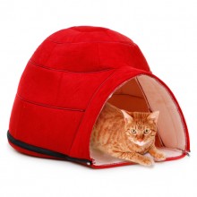 Removable Pet Red Yurt