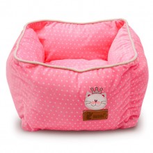 Square Pink Crown Pet Nest