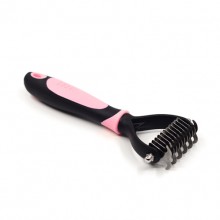 Pink Black Double-Sided Open Knot Hair Removal Hair Removal Pet Dog Comb