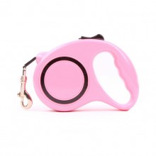 Pink Retractable Automatic Pet Traction Rope