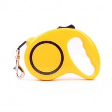 Yellow Retractable Automatic Pet Traction Rope