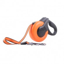 Orange Can Add Accessories Polyester Retractable Pet Traction Rope