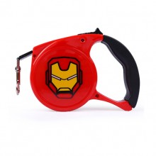 Red Lron Man Cartoon Automatic Retractable Pet Traction Rope