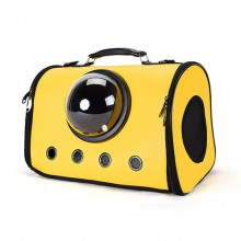 Yellow Space Bag Portable Outdoor Pet Cat Dog Package