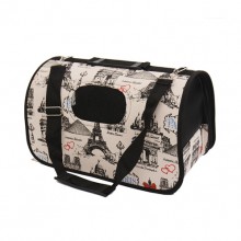 Tower Pattern Portable Breathable Small Pet Bag Aviation Box