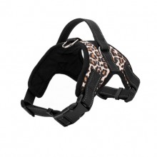 Leopard Burst Large Dog Saddle Straps Traction Rope