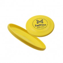 Yellow Pet Toy Frisbee Super Soft Dog Frisbee Disc